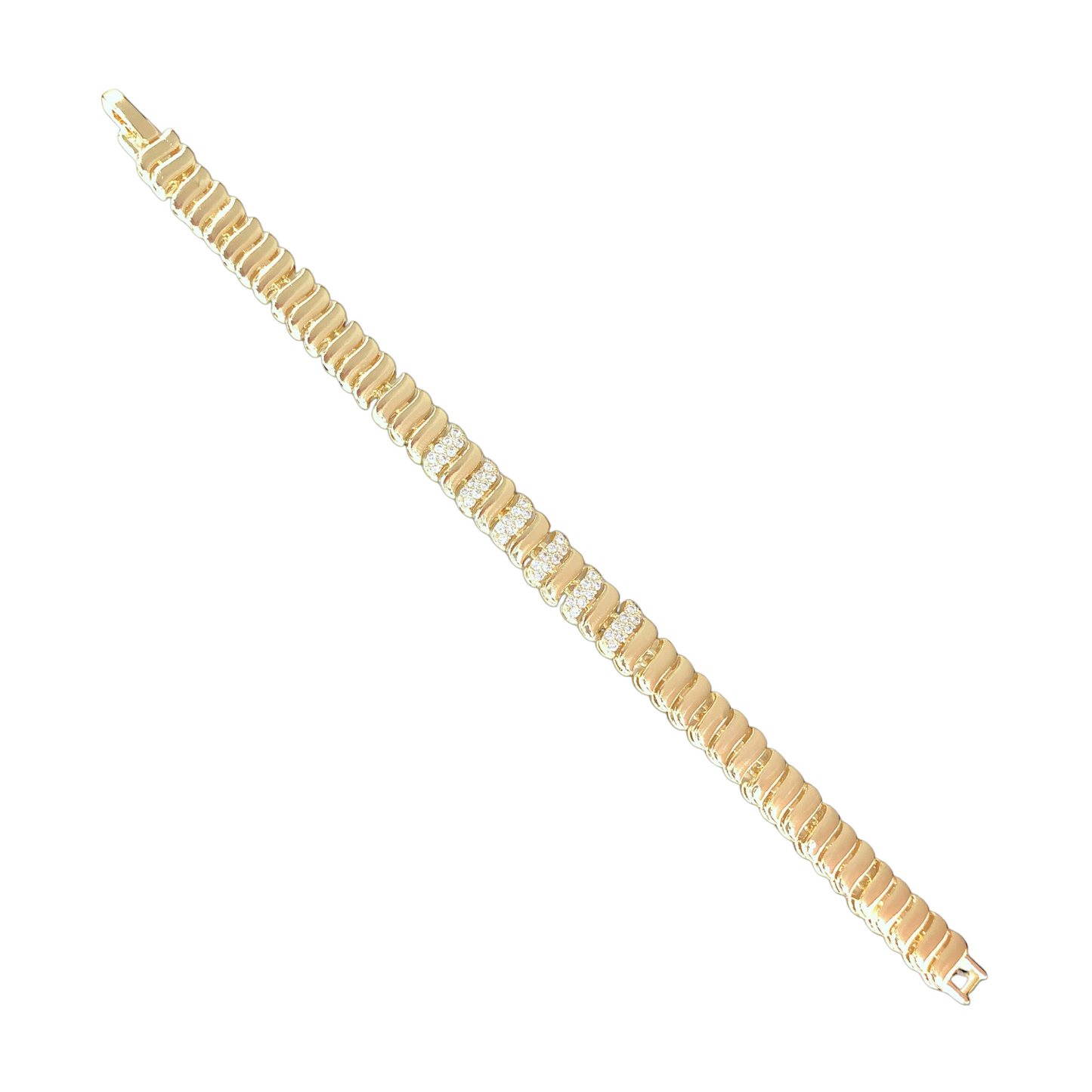 Oro Laminado Gold Filled Arabic Royal Bracelet