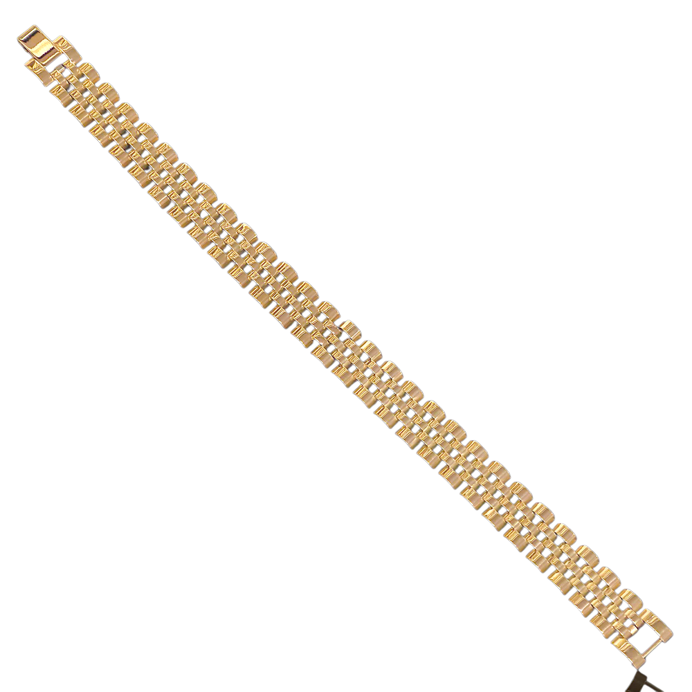 STAINLESS STEEL FLORENTINE ROLX MENS BRACELET
