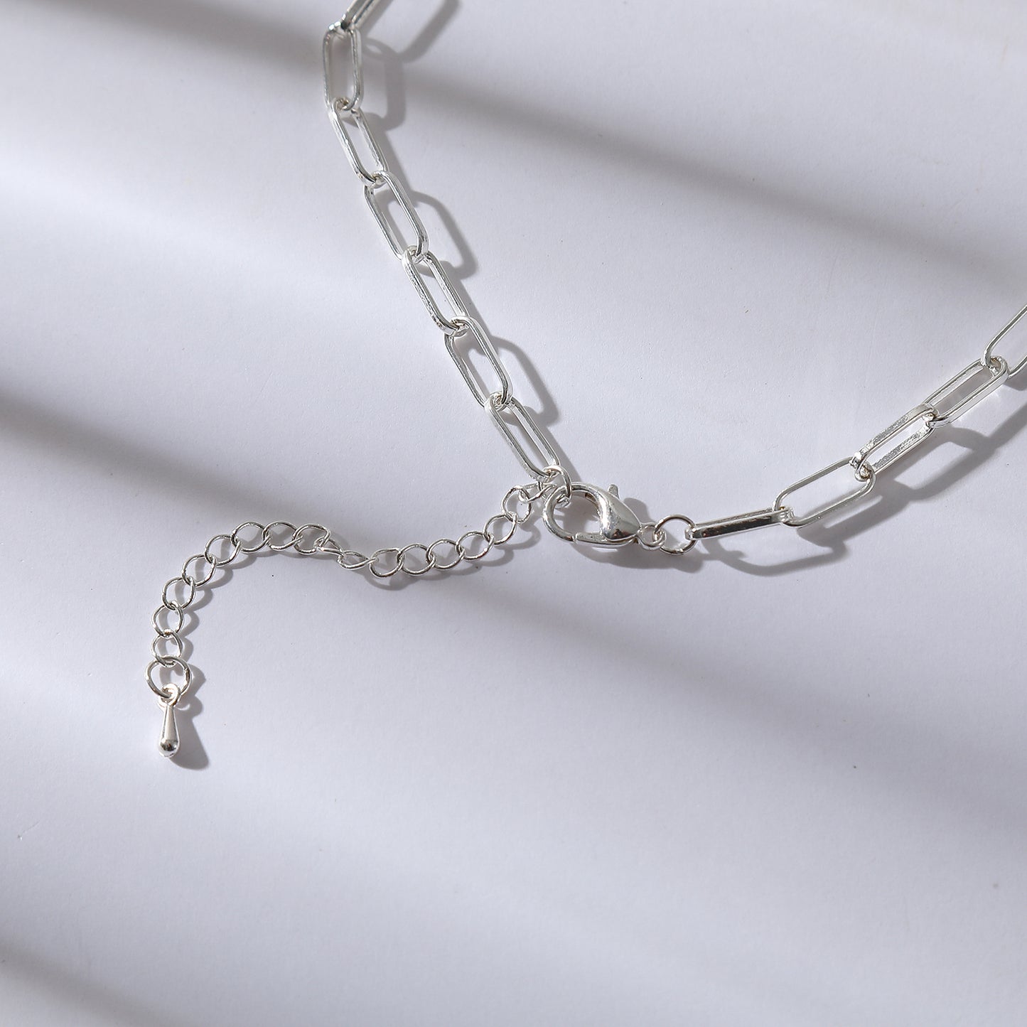 Minimalist Gold & Silver Link Chain Choker – Versatile Statement Necklace