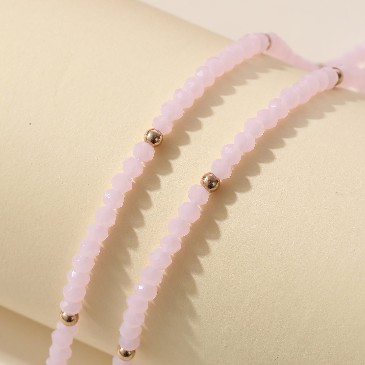 Colorful Bead Necklace with Enamel Daisy Charm & Gold Accent Beads - Boho Style Jewelry for Women - Perfect for Spring, Summer, Everyday Style