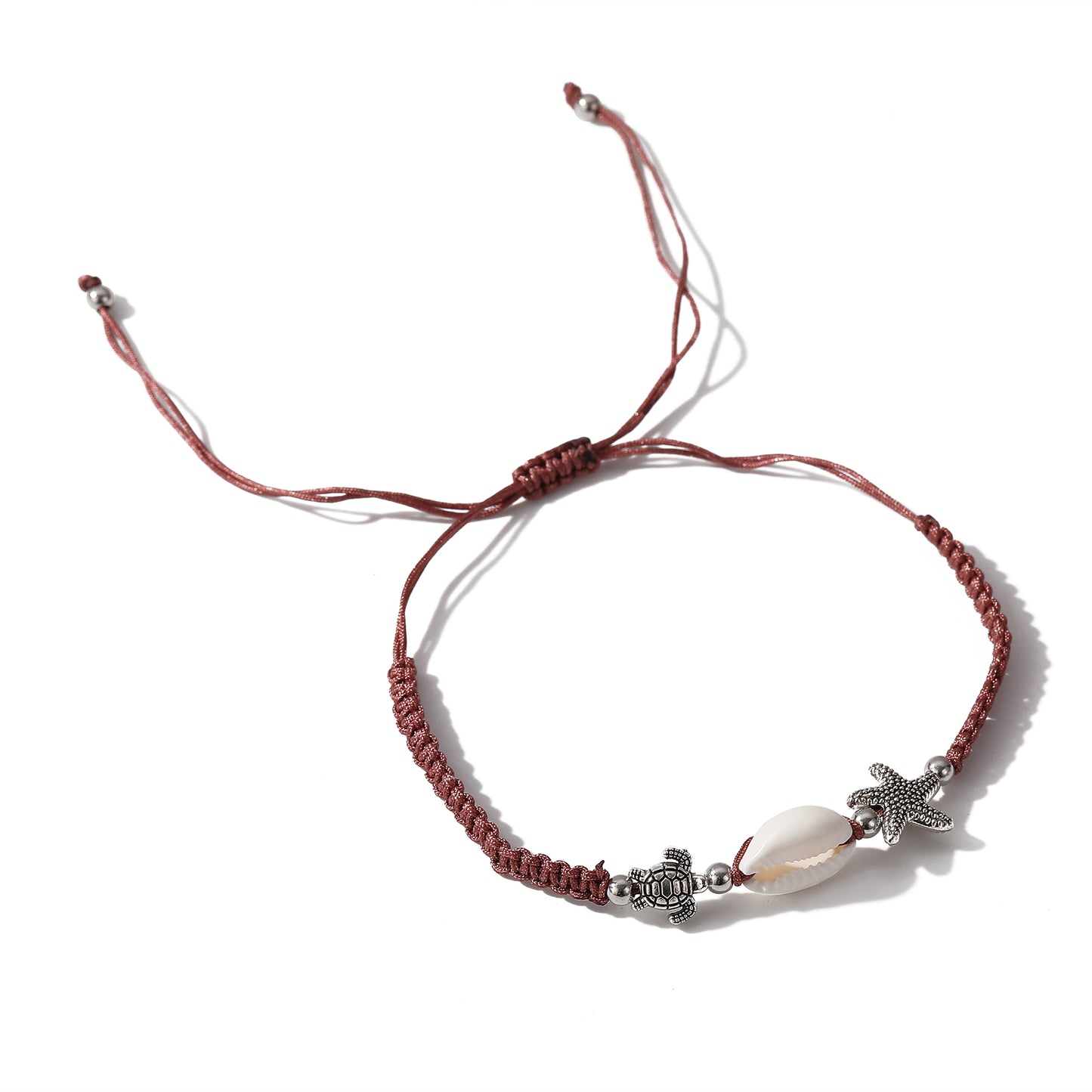 Beach-Inspired Bracelet with Starfish & Turtle Beads - Coastal Charm Jewelry for Women - Perfect for Summer Style, Beach Vacations, Gifts