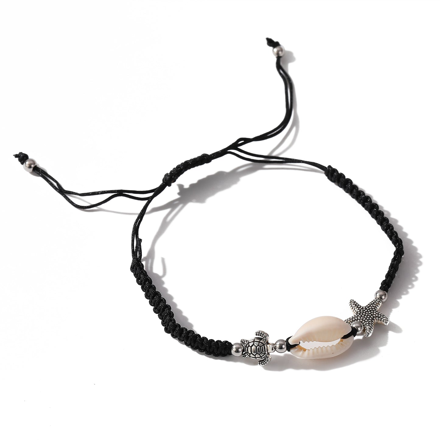 Beach-Inspired Bracelet with Starfish & Turtle Beads - Coastal Charm Jewelry for Women - Perfect for Summer Style, Beach Vacations, Gifts