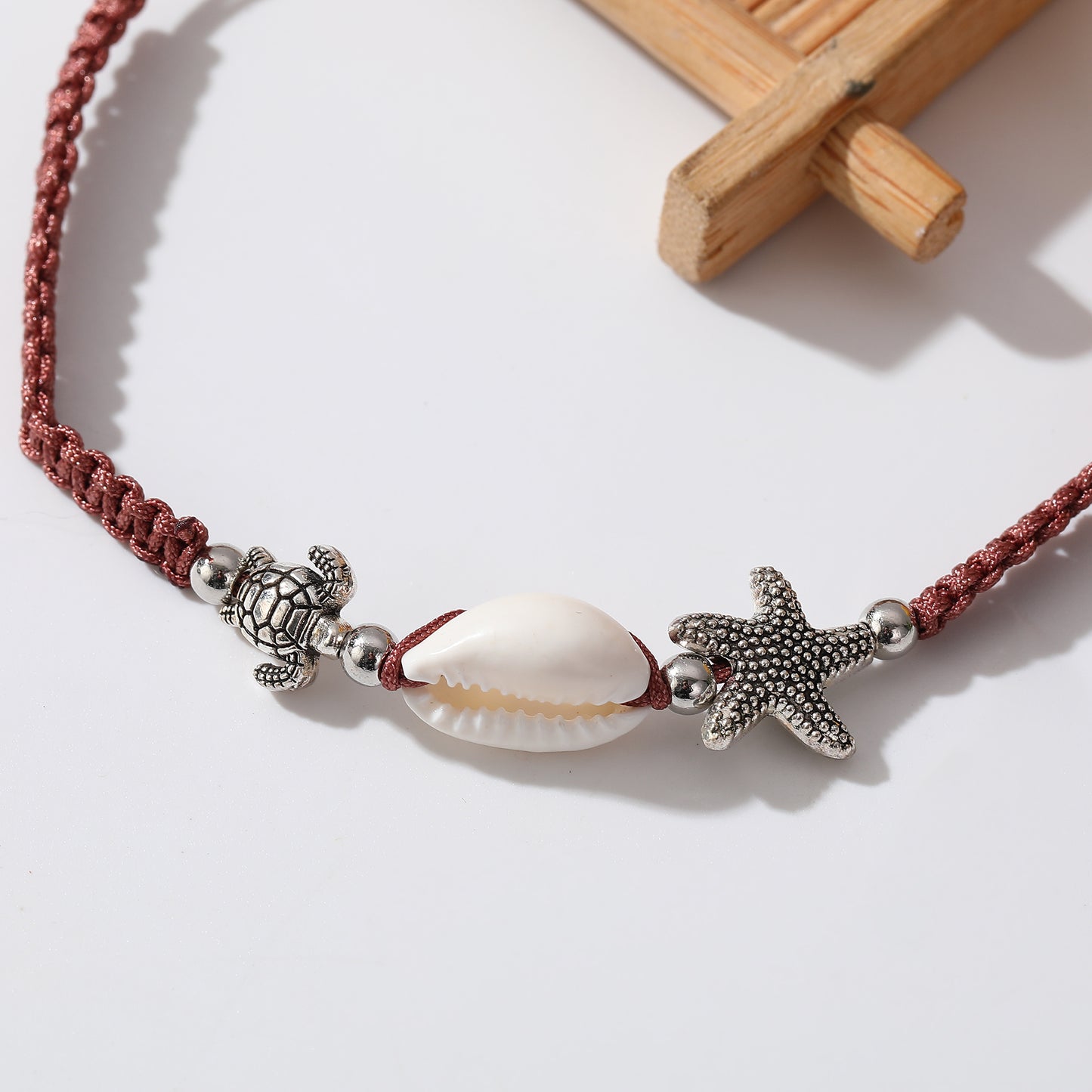 Beach-Inspired Bracelet with Starfish & Turtle Beads - Coastal Charm Jewelry for Women - Perfect for Summer Style, Beach Vacations, Gifts