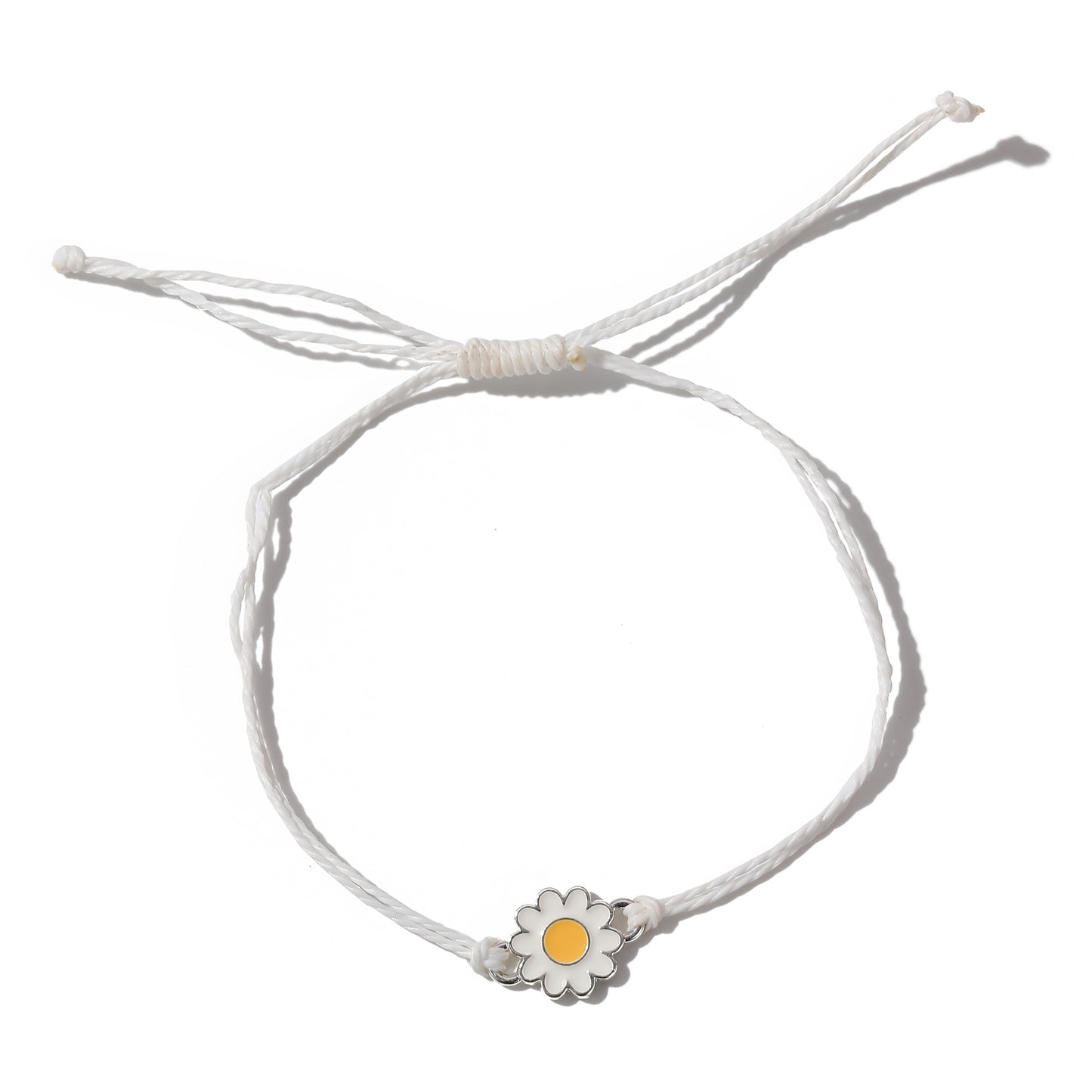 Chic Adjustable Daisy String Bracelets - Vibrant Colors, Perfect for Everyday Style & Gifting