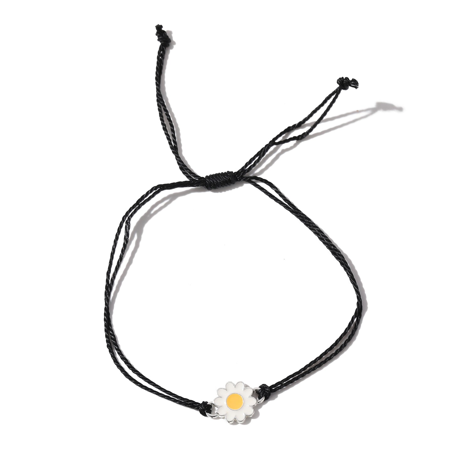 Chic Adjustable Daisy String Bracelets - Vibrant Colors, Perfect for Everyday Style & Gifting