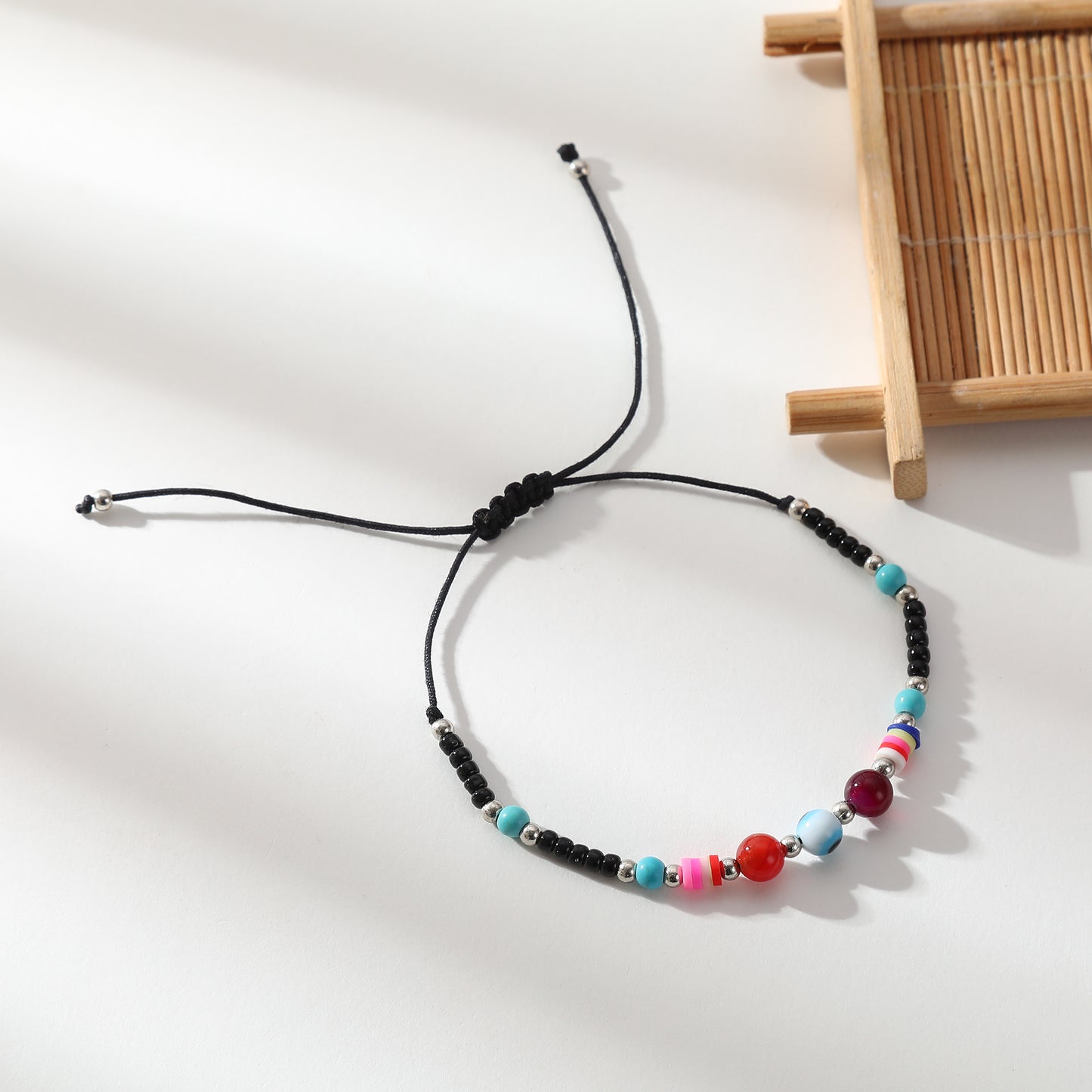 Adjustable Lucky Eye Beaded Bracelets - Colorful & Versatile Jewelry for Women - Perfect for Summer Style and Everyday Wear