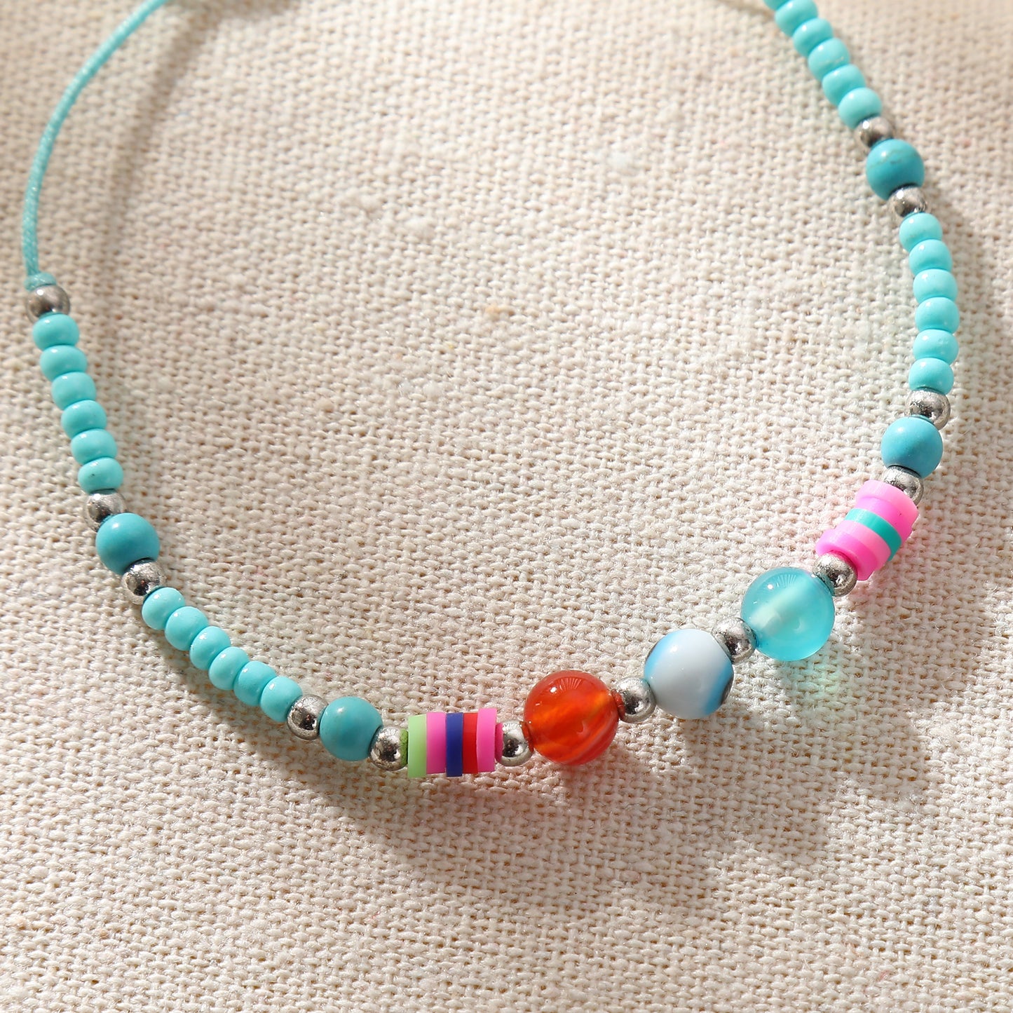 Adjustable Lucky Eye Beaded Bracelets - Colorful & Versatile Jewelry for Women - Perfect for Summer Style and Everyday Wear