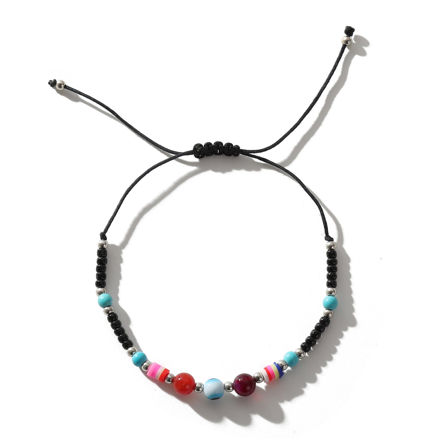 Adjustable Lucky Eye Beaded Bracelets - Colorful & Versatile Jewelry for Women - Perfect for Summer Style and Everyday Wear