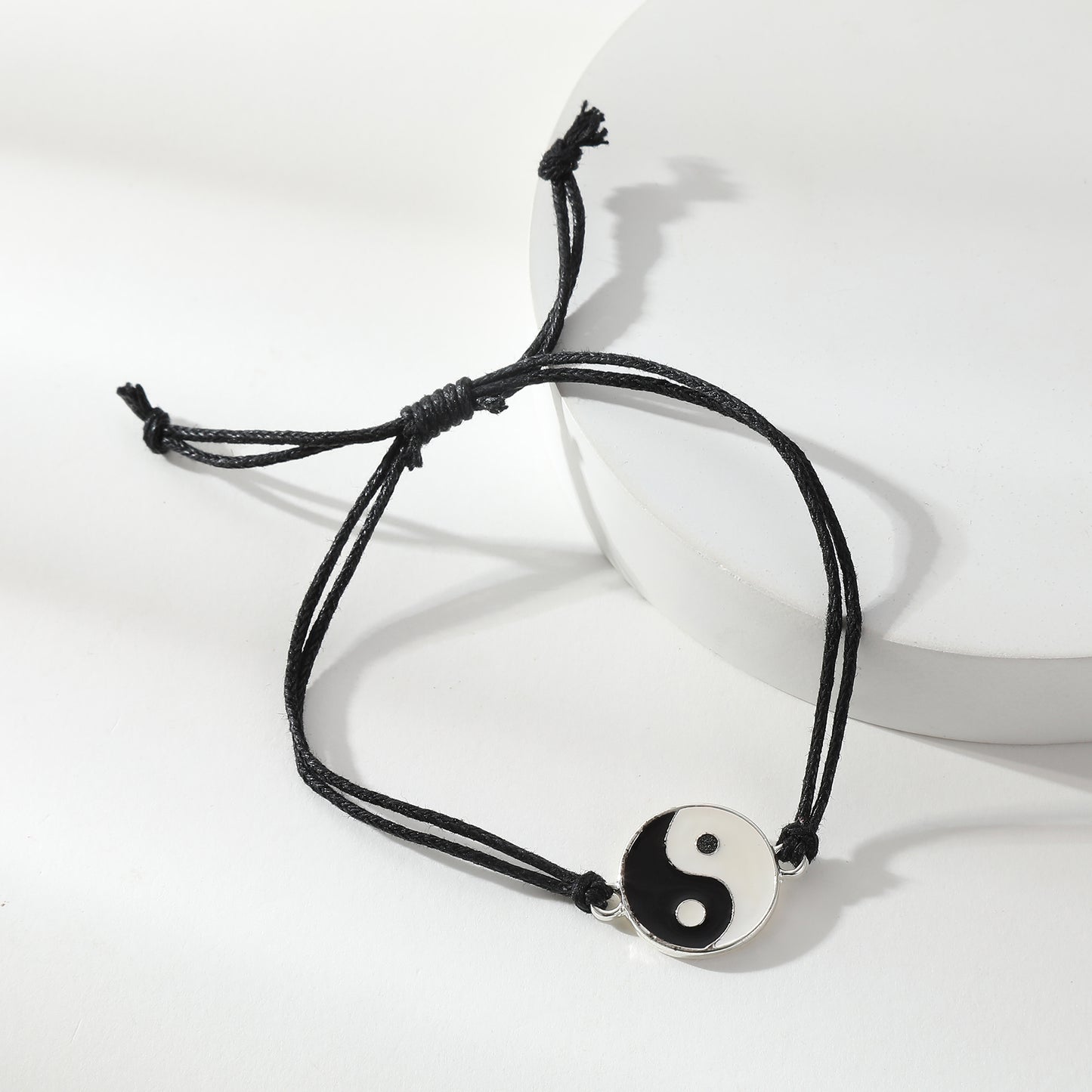 Adjustable Yin Yang Bracelet – Colorful String Friendship Jewelry