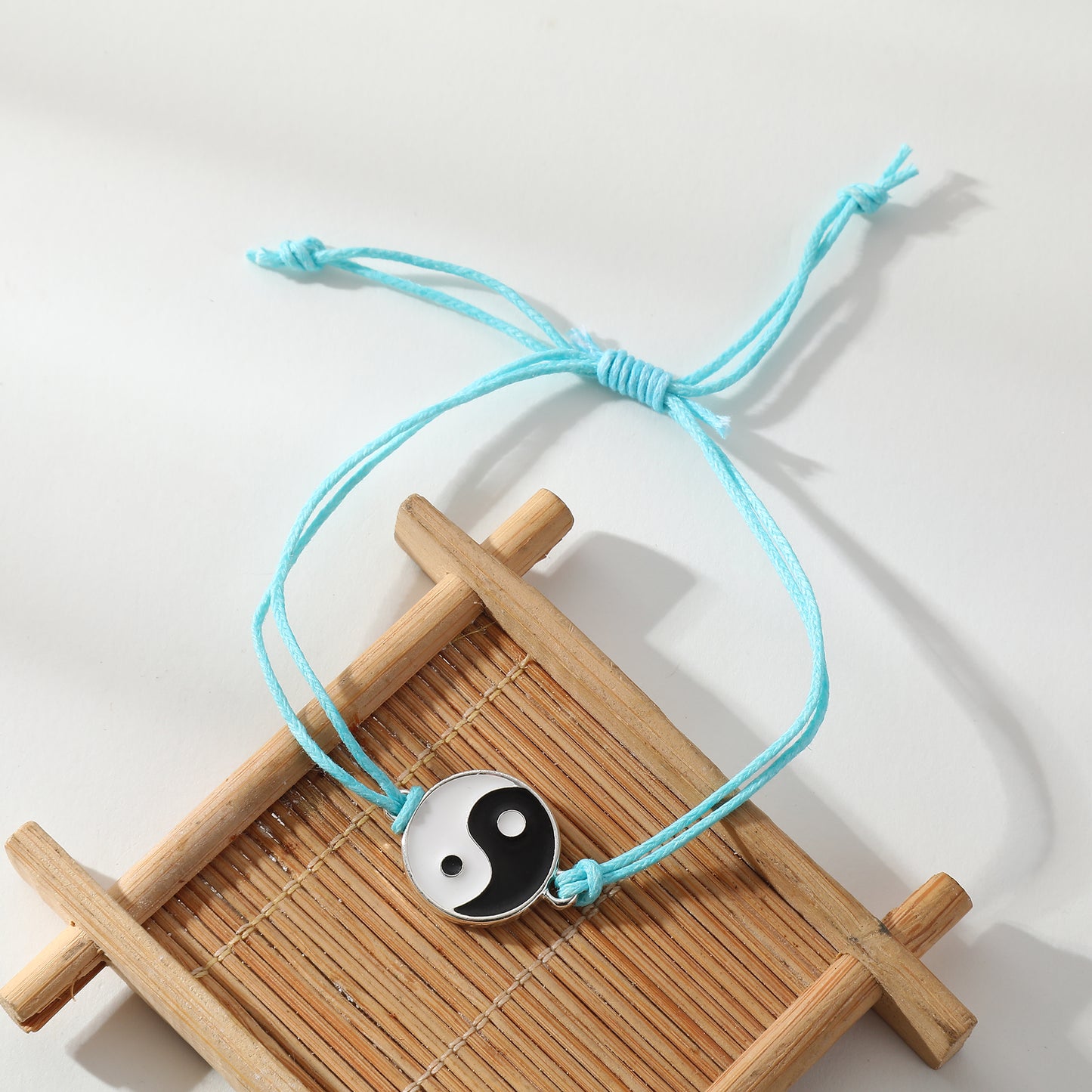 Adjustable Yin Yang Bracelet – Colorful String Friendship Jewelry