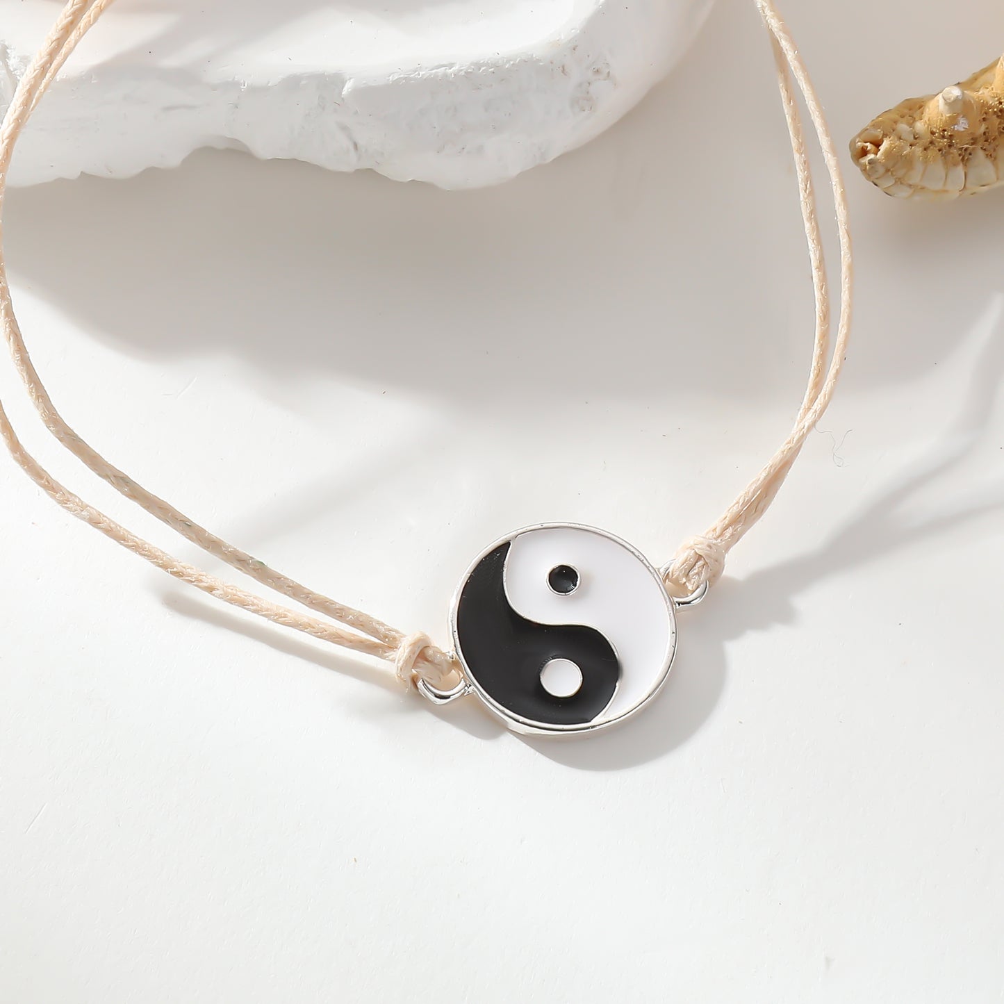 Adjustable Yin Yang Bracelet – Colorful String Friendship Jewelry