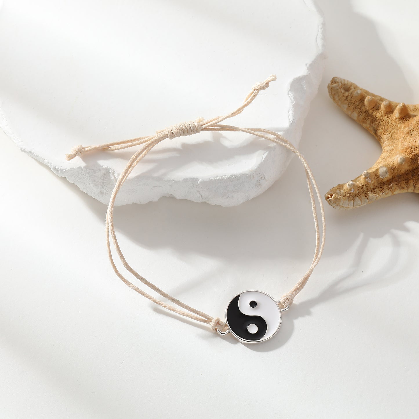 Adjustable Yin Yang Bracelet – Colorful String Friendship Jewelry