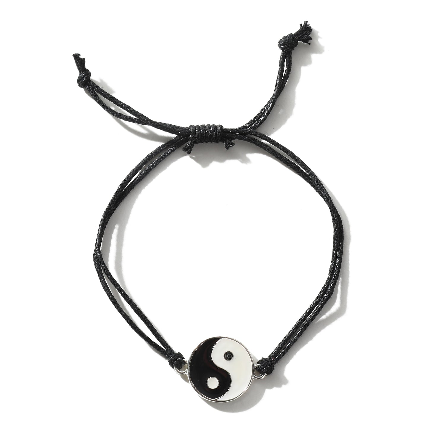 Adjustable Yin Yang Bracelet – Colorful String Friendship Jewelry