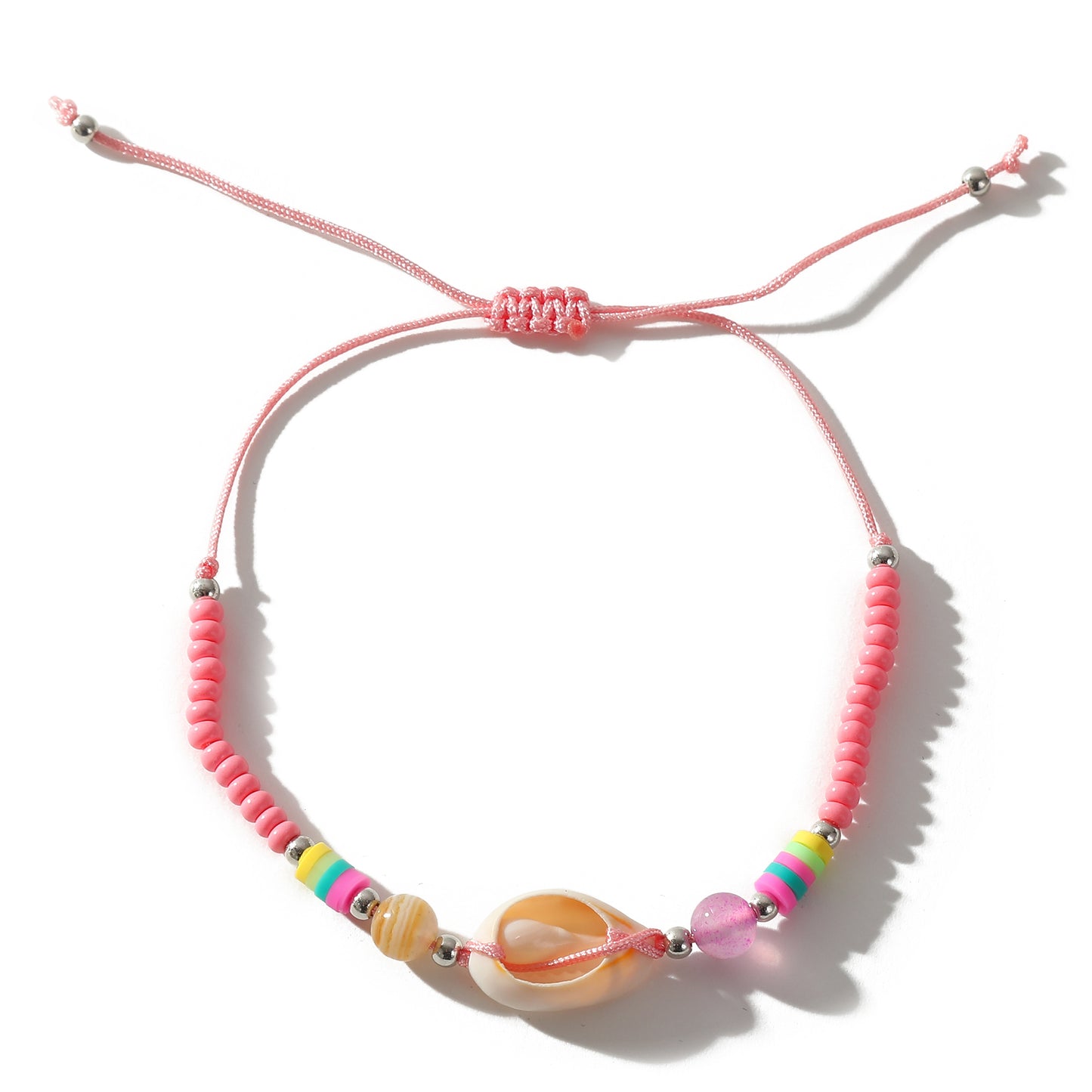 Adjustable Cowrie Shell & Beaded Bracelets - Vibrant Boho Jewelry for Women & Girls, Perfect for Everyday Style & Gifting