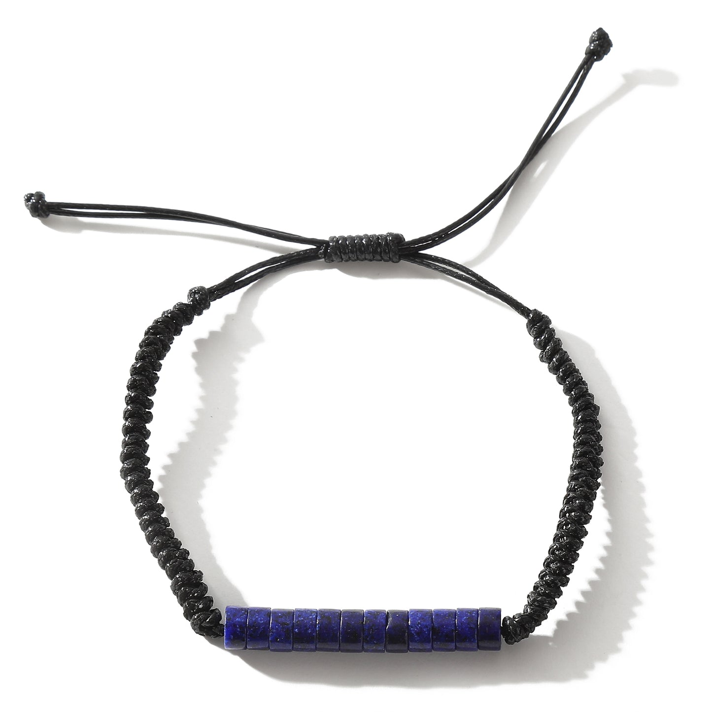 Adjustable Genuine Stone Bead Leather Bracelets - Handcrafted Jewelry for Men & Women, Natural Elegance for Every Occasion