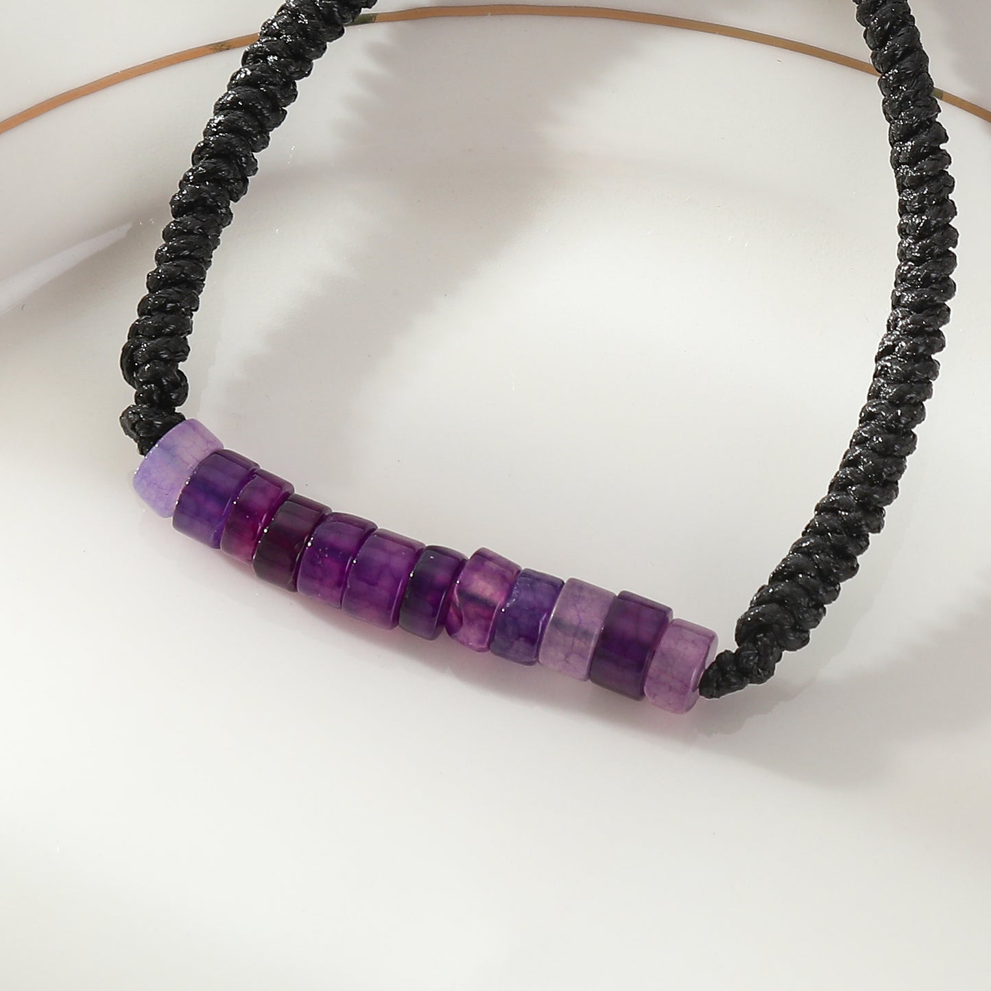 Adjustable Genuine Stone Bead Leather Bracelets - Handcrafted Jewelry for Men & Women, Natural Elegance for Every Occasion