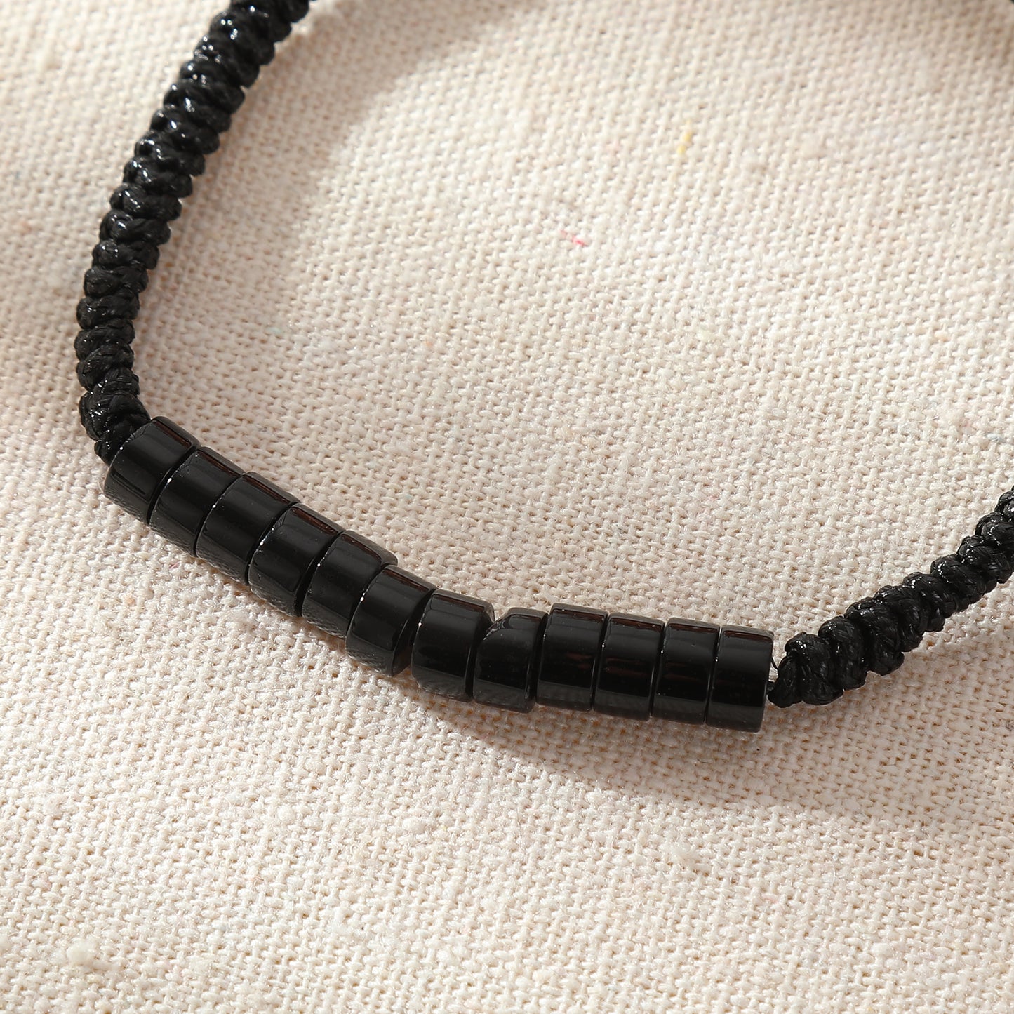 Adjustable Genuine Stone Bead Leather Bracelets - Handcrafted Jewelry for Men & Women, Natural Elegance for Every Occasion