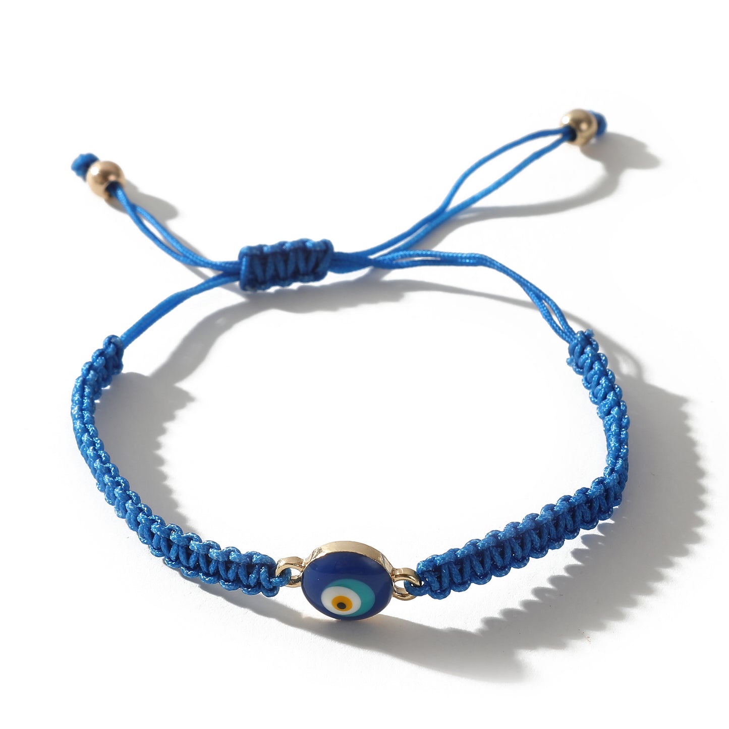 Adjustable Macrame Bracelets with Lucky Eye Beads - Colorful Bohemian Jewelry for Women, Bring Good Luck & Positive Vibes