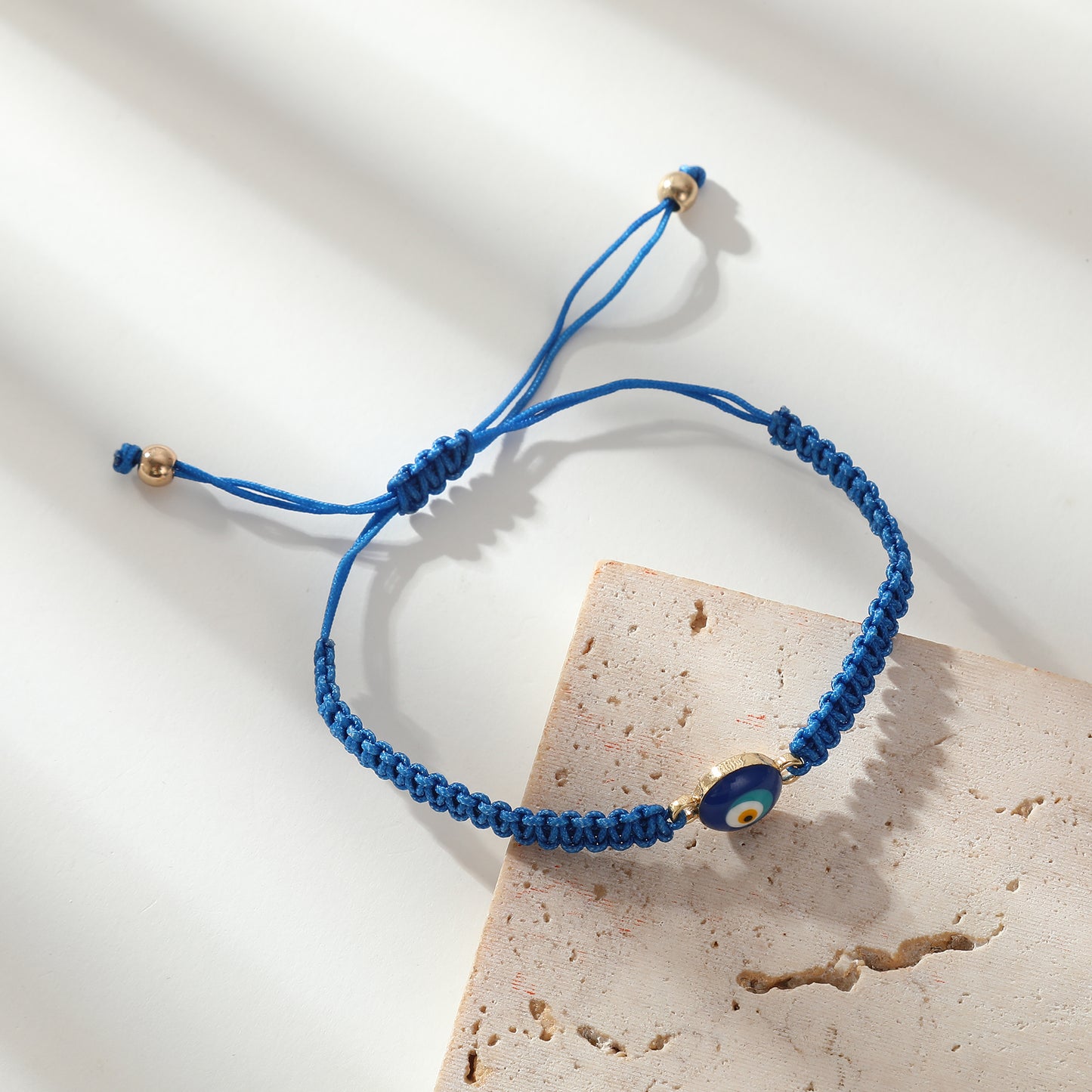 Adjustable Macrame Bracelets with Lucky Eye Beads - Colorful Bohemian Jewelry for Women, Bring Good Luck & Positive Vibes