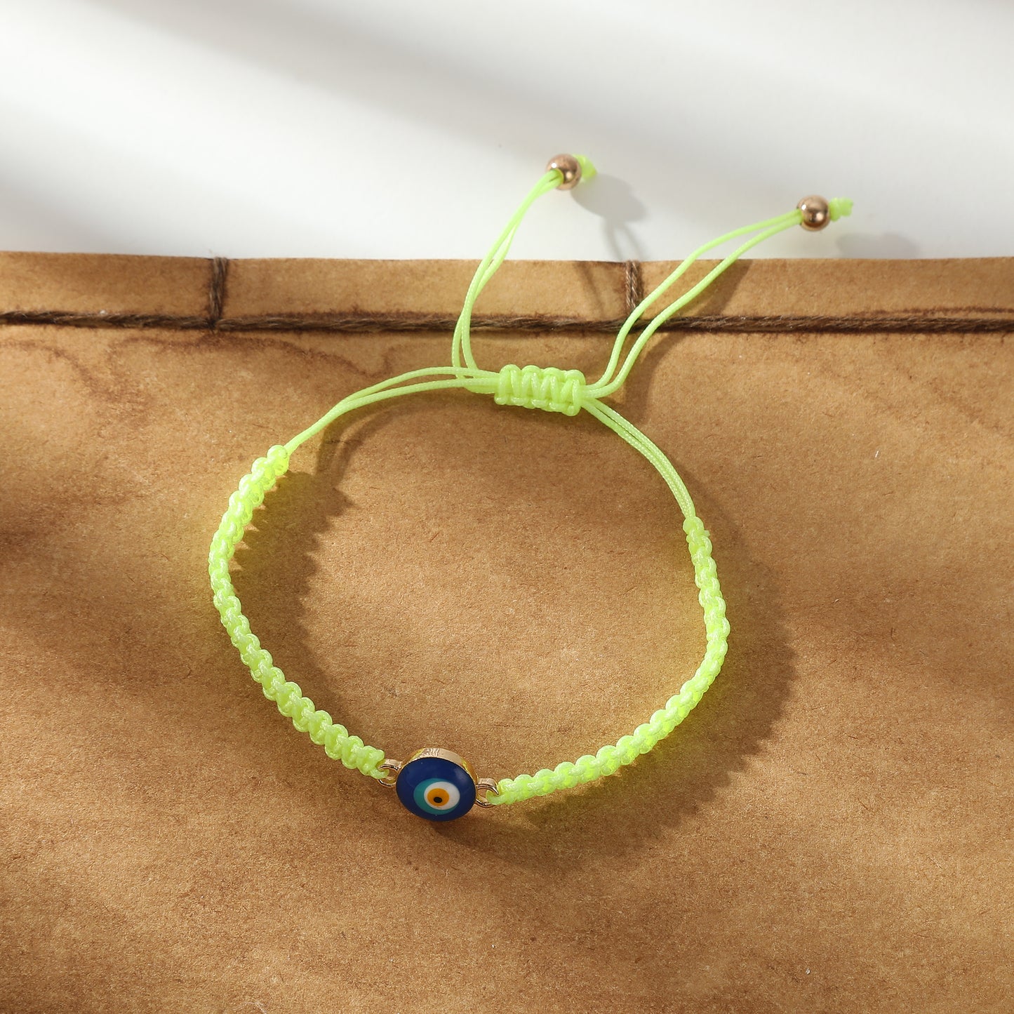 Adjustable Macrame Bracelets with Lucky Eye Beads - Colorful Bohemian Jewelry for Women, Bring Good Luck & Positive Vibes