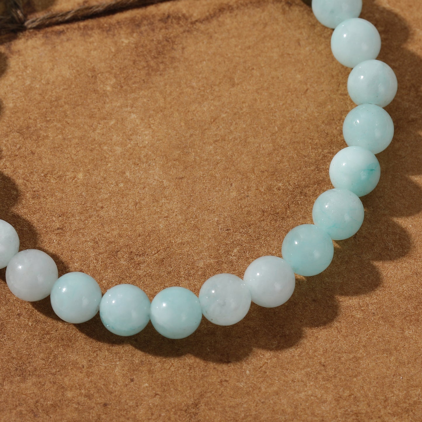6MM Pastel Gemstone Elastic Bracelets - Delicate Jewelry for Women, Soft Hues for Everyday Elegance