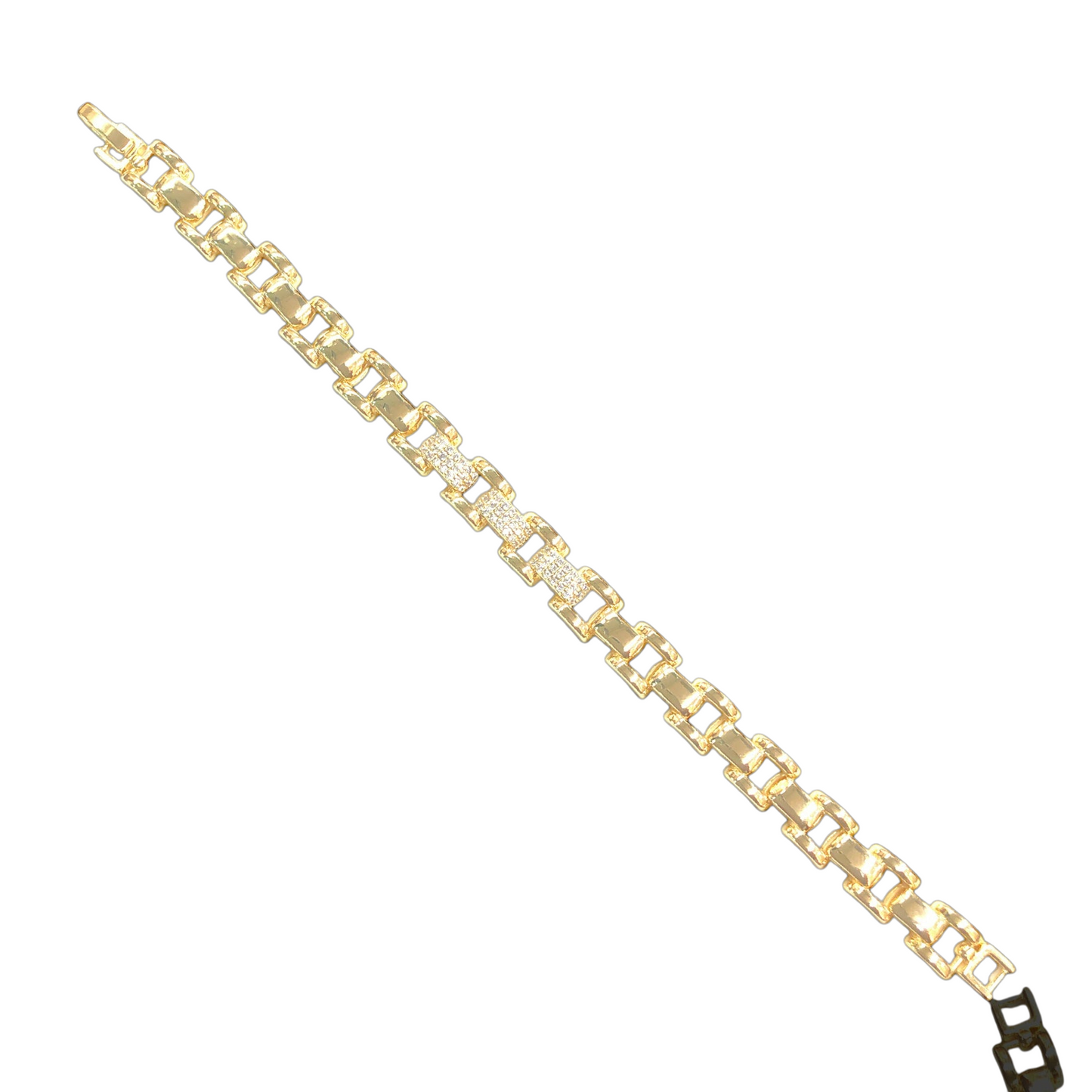 Oro Laminado Gold Filled Madame Rose Bracelet