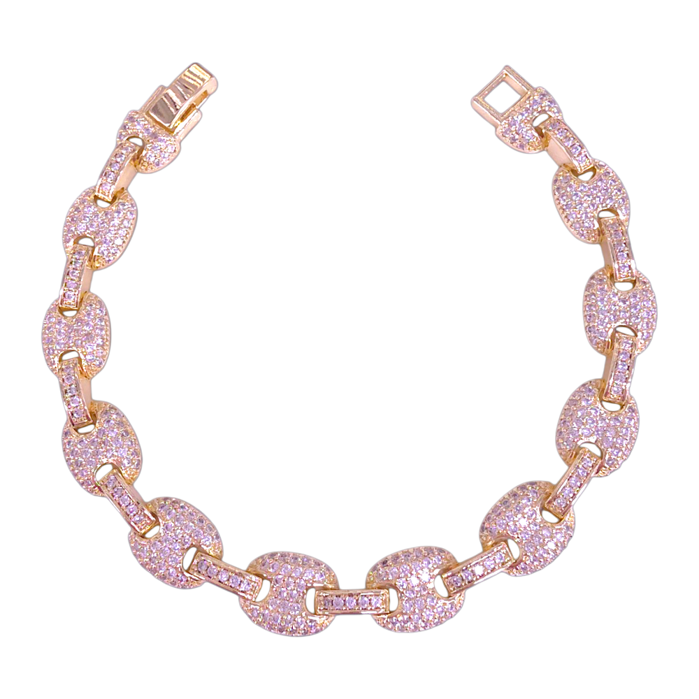 Oro Laminado Gold Filled Swiss Royal Mariner Bracelet