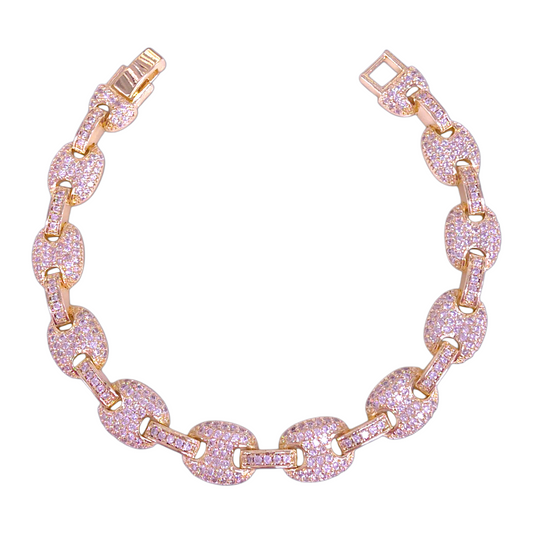 Oro Laminado Gold Filled Swiss Royal Mariner Bracelet