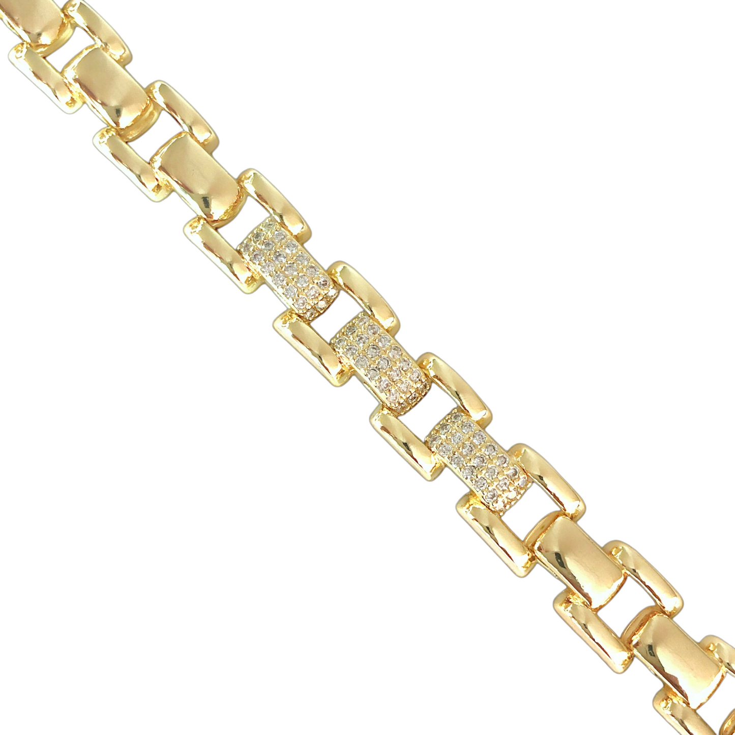 Oro Laminado Gold Filled Madame Rose Bracelet